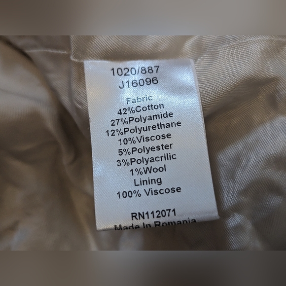 JIGSAW Tweed Boucle Chanel Style Blazer Jacket Beige Cream Size 10 Paris London - Picture 9 of 9